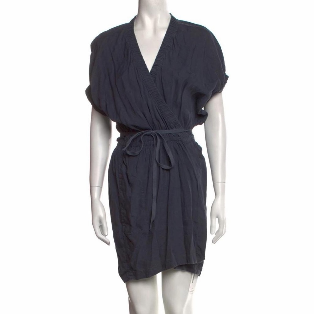 Isabel Marant Charcoal Wrap Dress